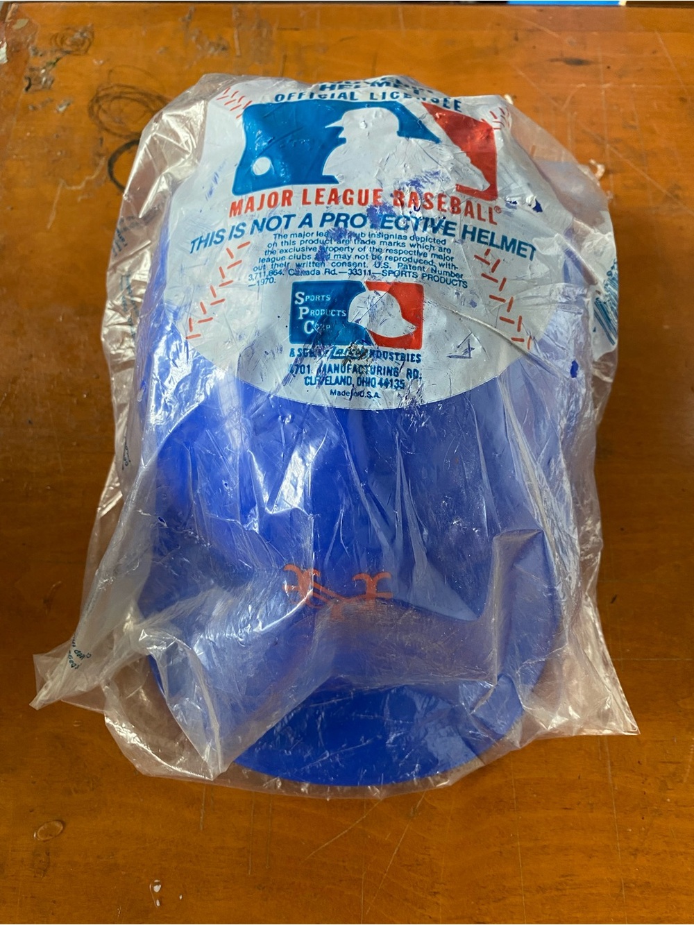 Vintage Made in USA Sports Product Corp New York Mets Souvenir Helmet